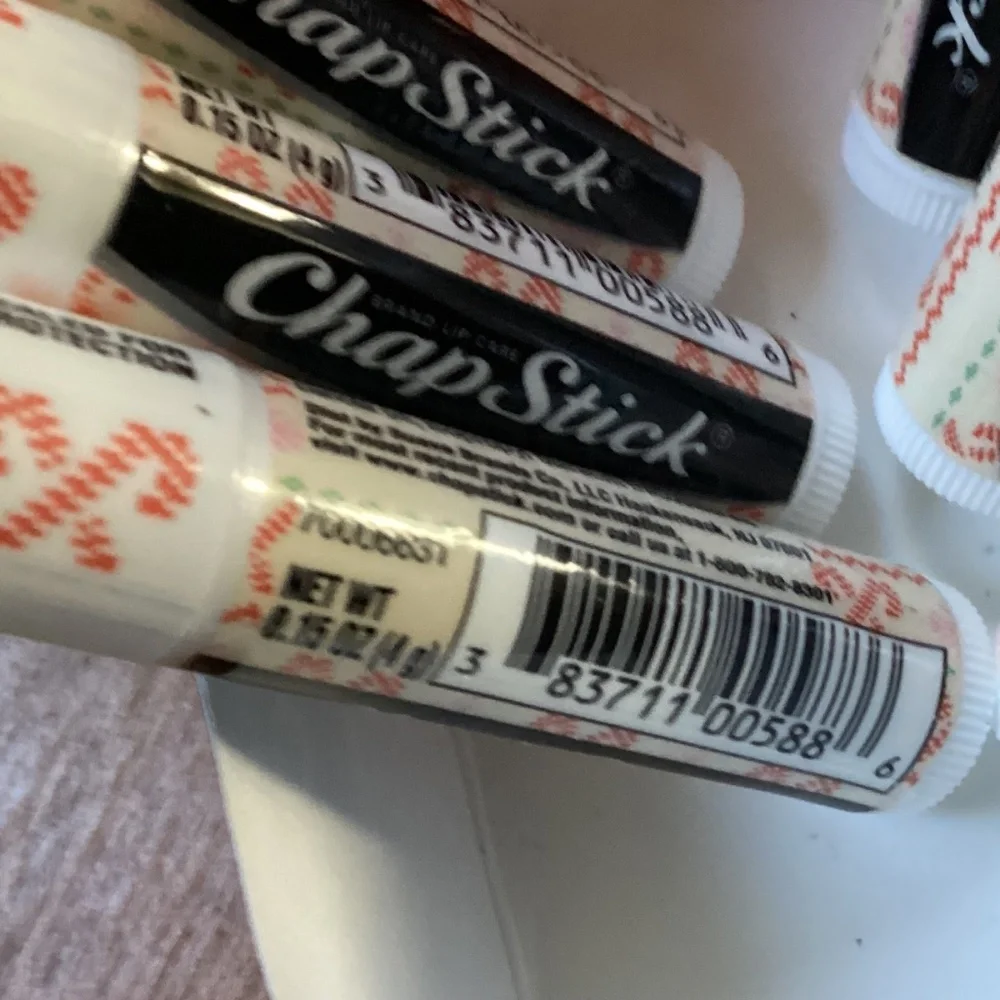 Chapstick candy cane